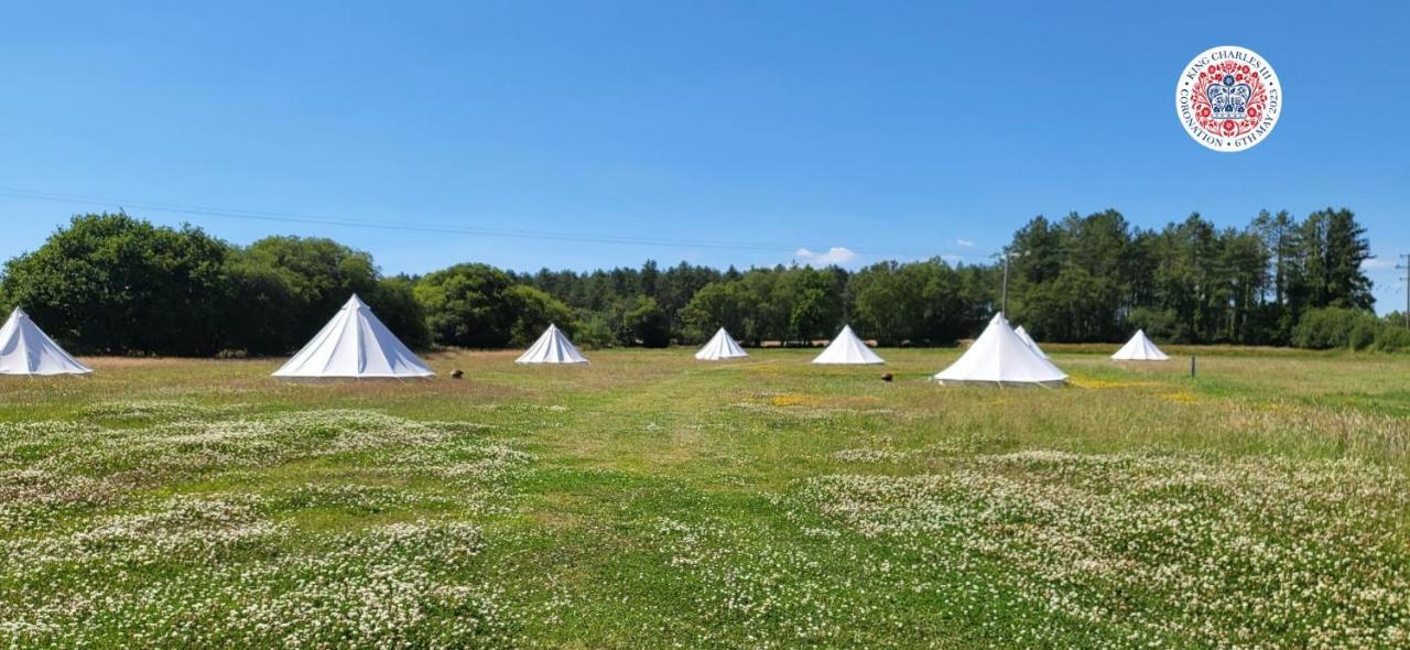Dorset Glamping Fields Hotel Corfe Mullen Kültér fotó